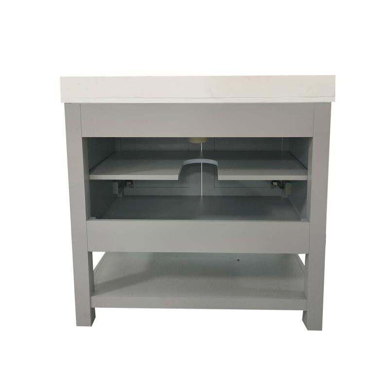 Vega 30 Inch Bathroom Vanity with Sink Combo By Flash Furniture | Bathroom Accessories | Modishstore - 15