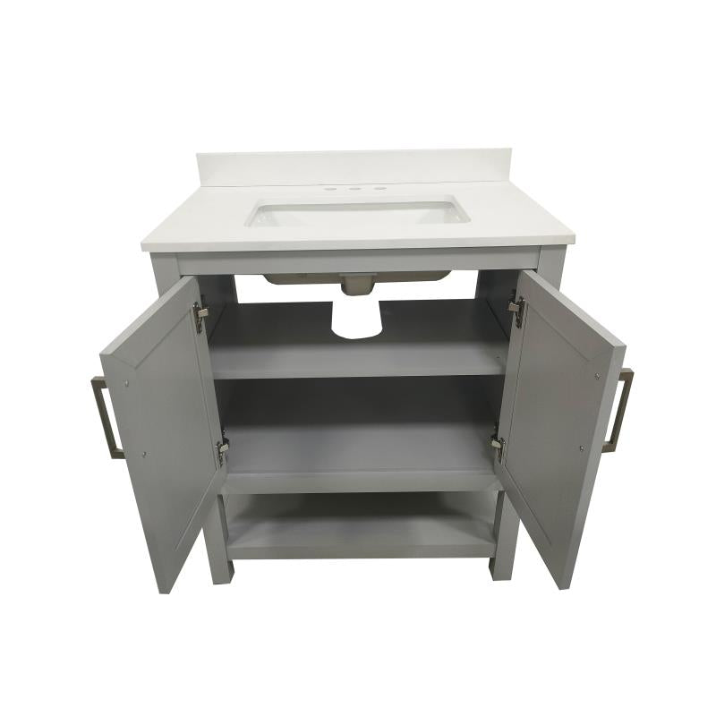 Vega 30 Inch Bathroom Vanity with Sink Combo By Flash Furniture | Bathroom Accessories | Modishstore - 17