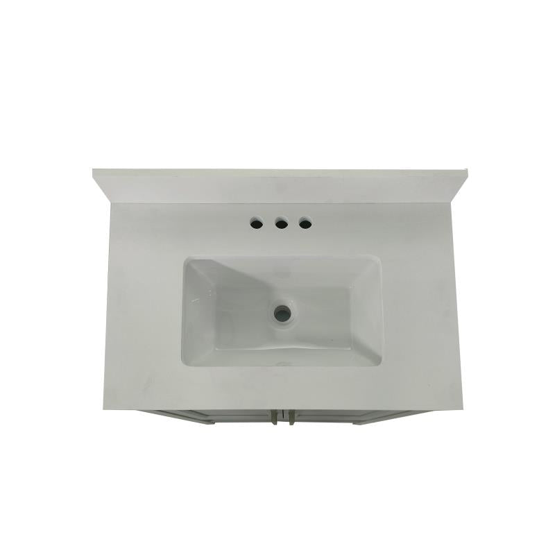 Vega 30 Inch Bathroom Vanity with Sink Combo By Flash Furniture | Bathroom Accessories | Modishstore - 16