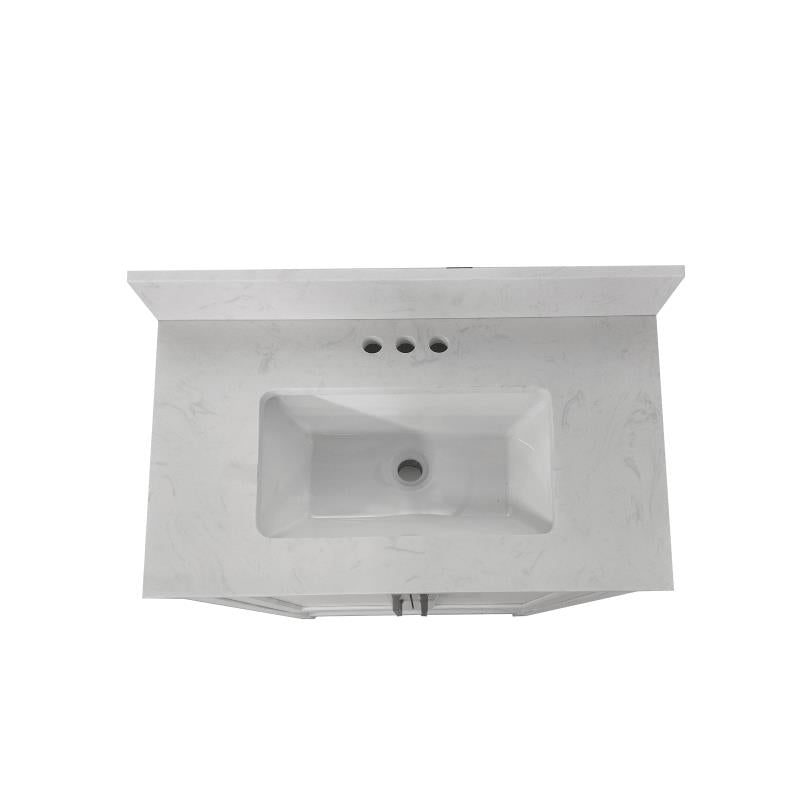 Vega 30 Inch Bathroom Vanity with Sink Combo By Flash Furniture | Bathroom Accessories | Modishstore - 5