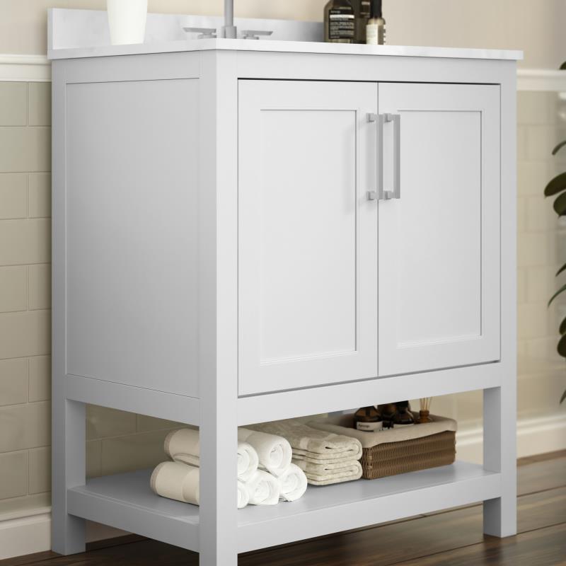 Vega 30 Inch Bathroom Vanity with Sink Combo By Flash Furniture | Bathroom Accessories | Modishstore - 10
