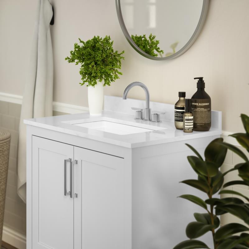Vega 30 Inch Bathroom Vanity with Sink Combo By Flash Furniture | Bathroom Accessories | Modishstore - 11