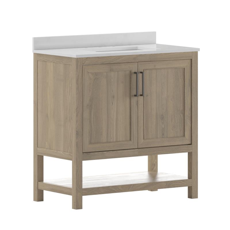 Vega 36 Inch Bathroom Vanity with Sink Combo By Flash Furniture | Bathroom Accessories | Modishstore - 29