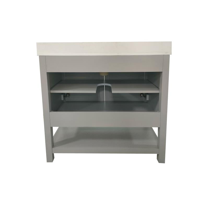 Vega 36 Inch Bathroom Vanity with Sink Combo By Flash Furniture | Bathroom Accessories | Modishstore - 15