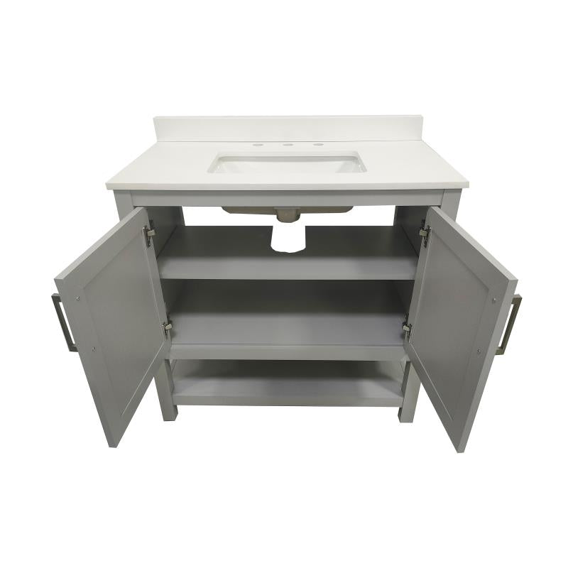 Vega 36 Inch Bathroom Vanity with Sink Combo By Flash Furniture | Bathroom Accessories | Modishstore - 17