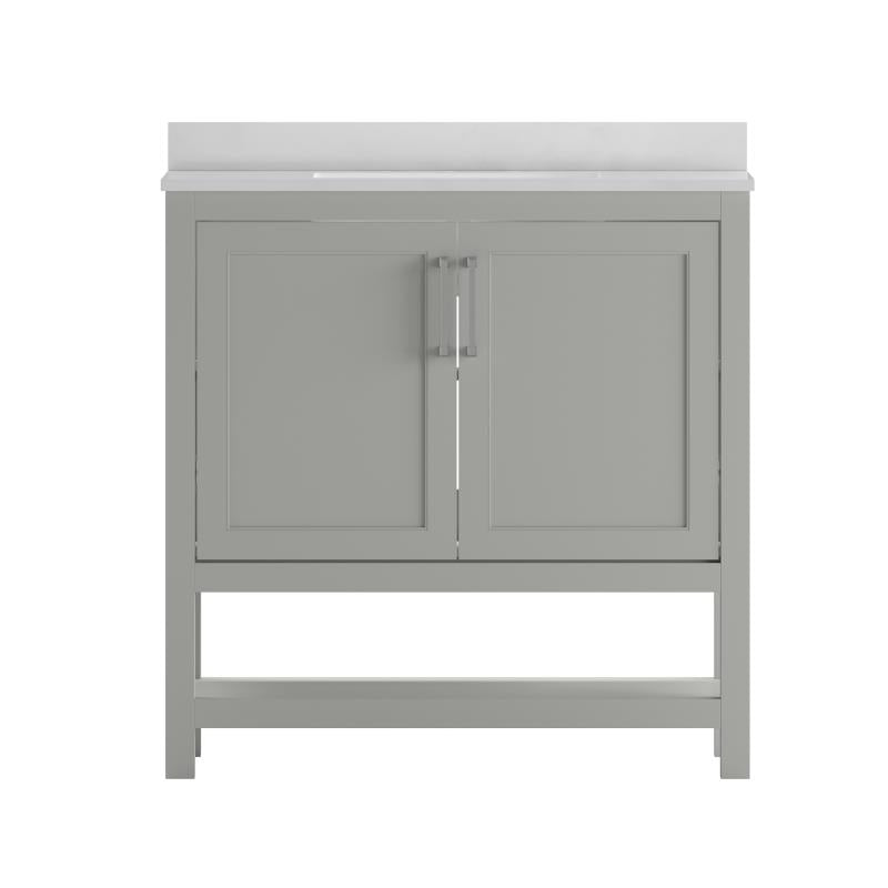 Vega 36 Inch Bathroom Vanity with Sink Combo By Flash Furniture | Bathroom Accessories | Modishstore - 13