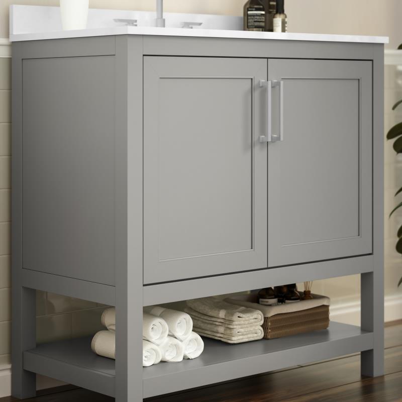 Vega 36 Inch Bathroom Vanity with Sink Combo By Flash Furniture | Bathroom Accessories | Modishstore - 21