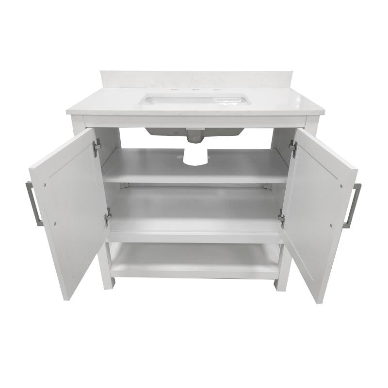 Vega 36 Inch Bathroom Vanity with Sink Combo By Flash Furniture | Bathroom Accessories | Modishstore - 6