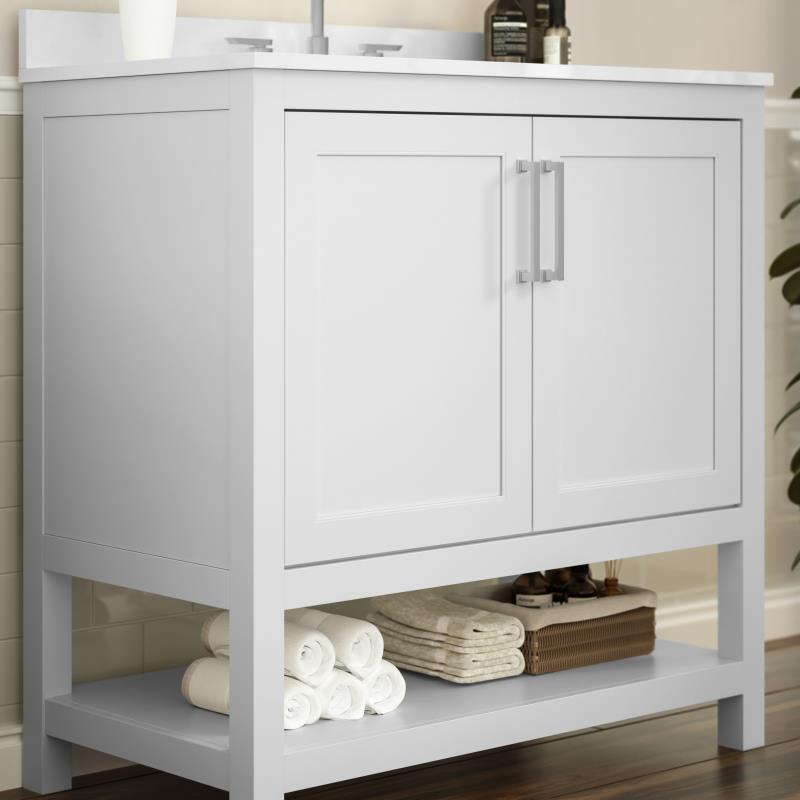 Vega 36 Inch Bathroom Vanity with Sink Combo By Flash Furniture | Bathroom Accessories | Modishstore - 10