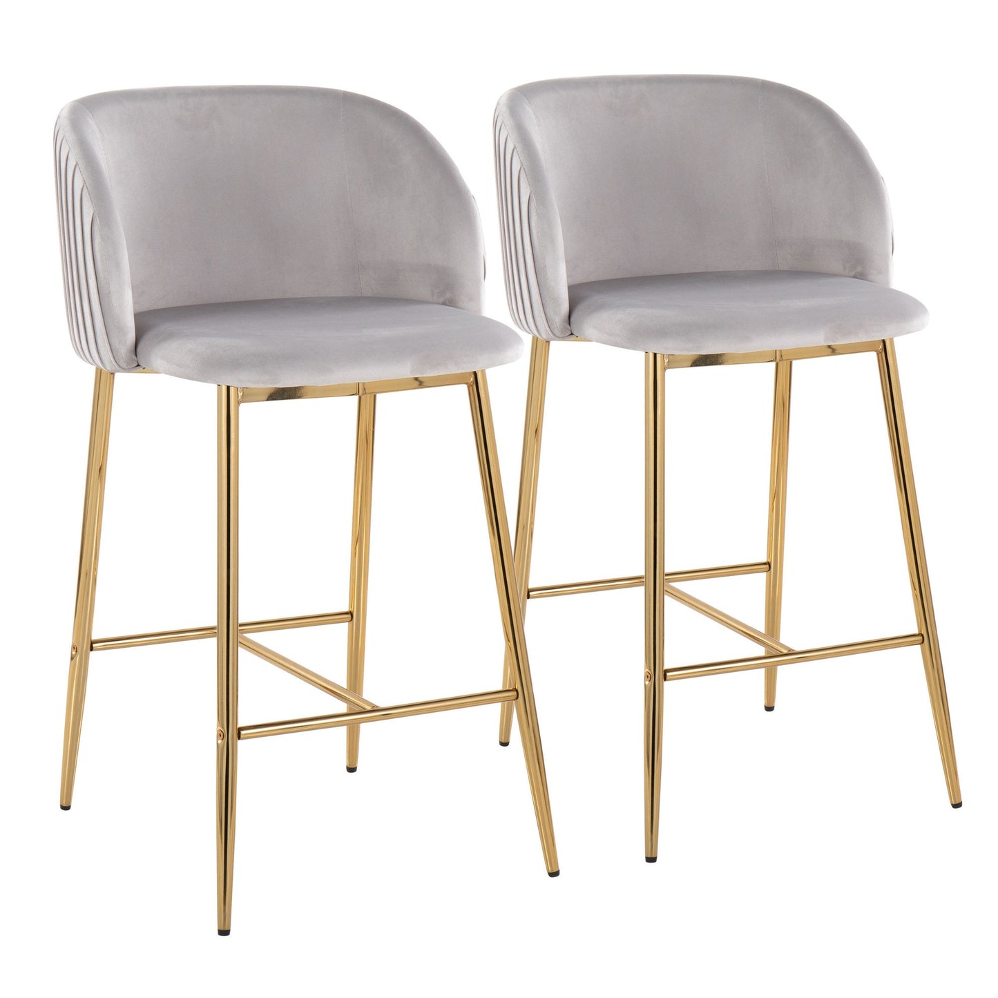 Fran Counter Stool - Set of 2 By LumiSource - B26-FRAN AUVCR2 | Counter Stools | Modishstore - 15