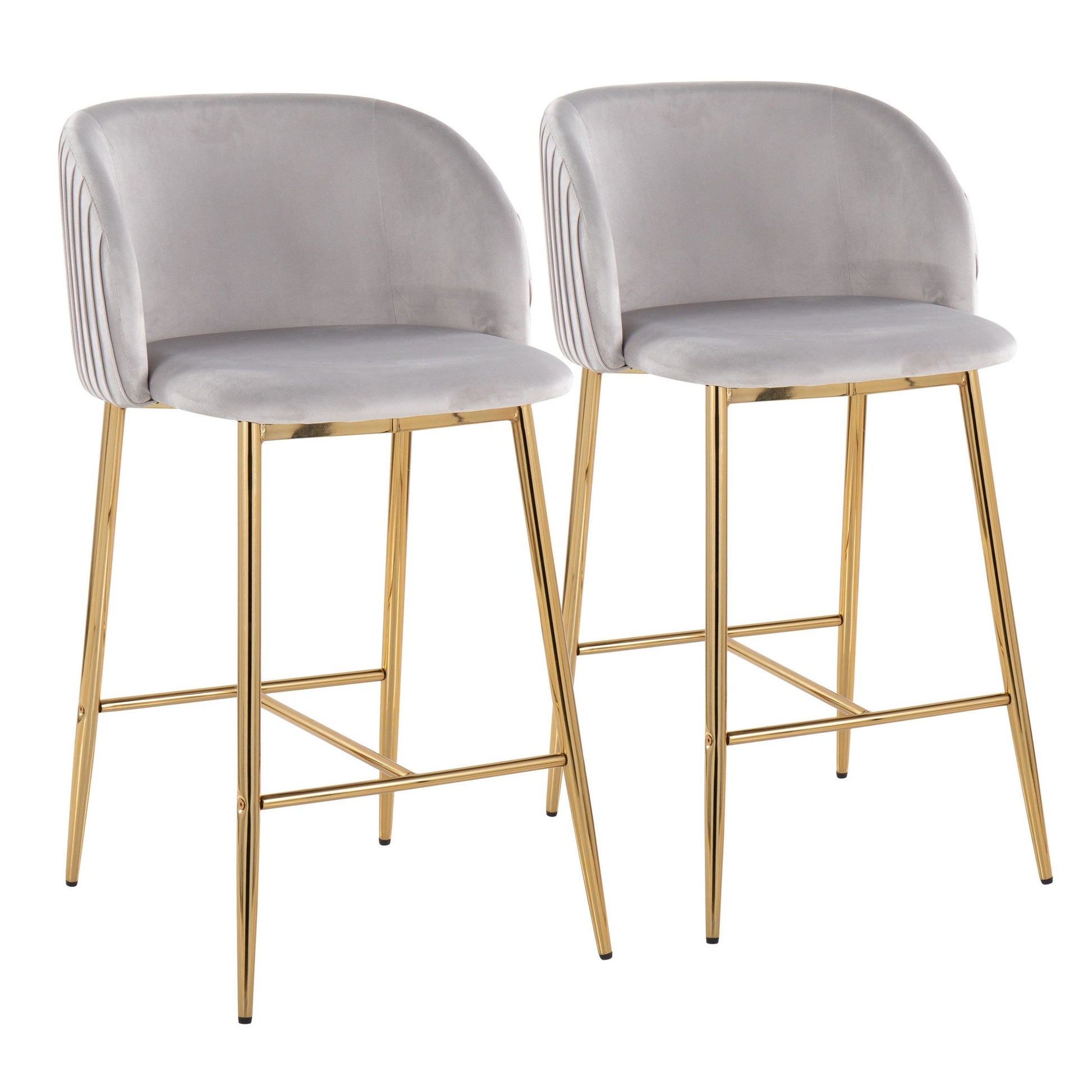 Fran Counter Stool - Set of 2 By LumiSource - B26-FRAN AUVCR2 | Counter Stools | Modishstore - 15