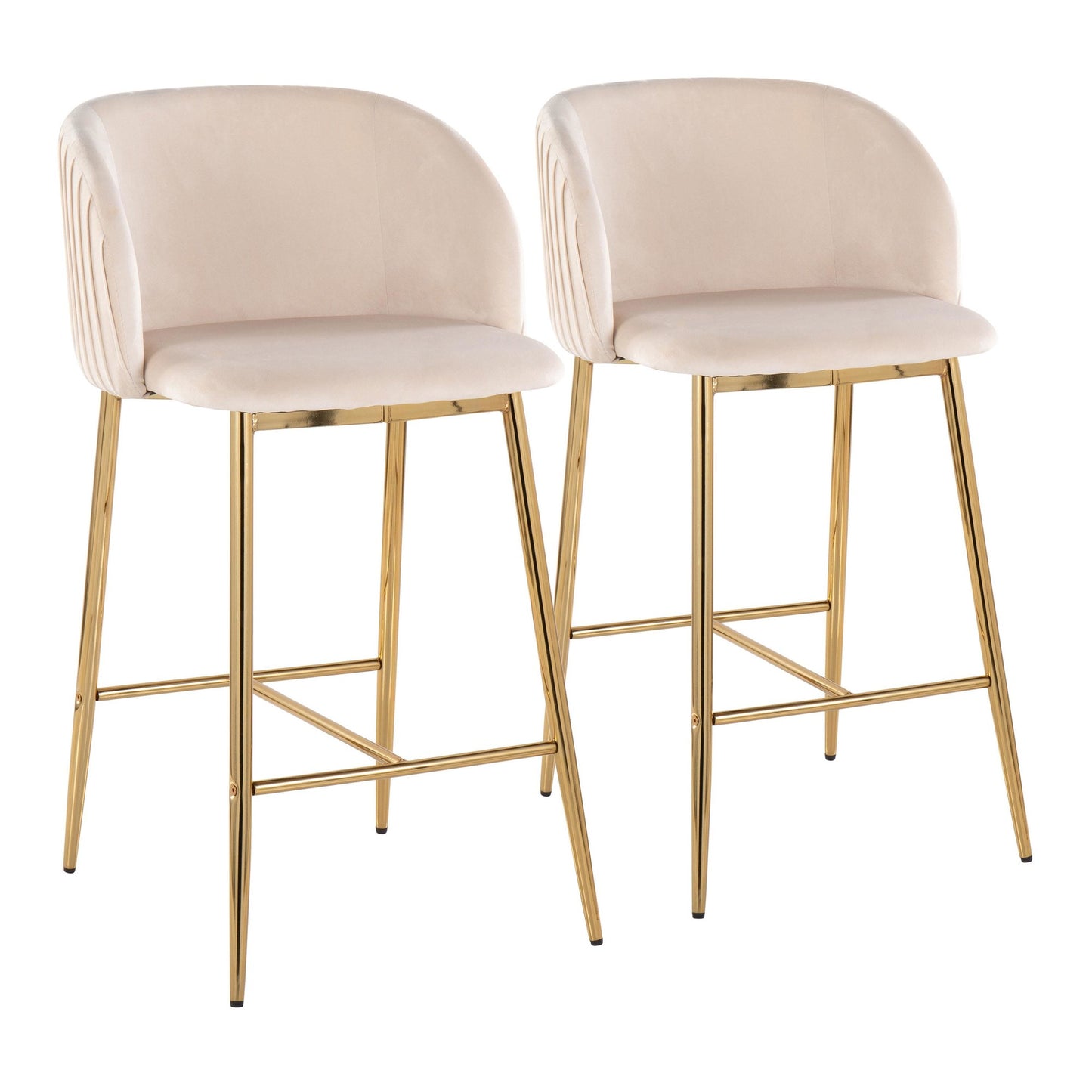 Fran Counter Stool - Set of 2 By LumiSource - B26-FRAN AUVCR2 | Counter Stools | Modishstore - 21