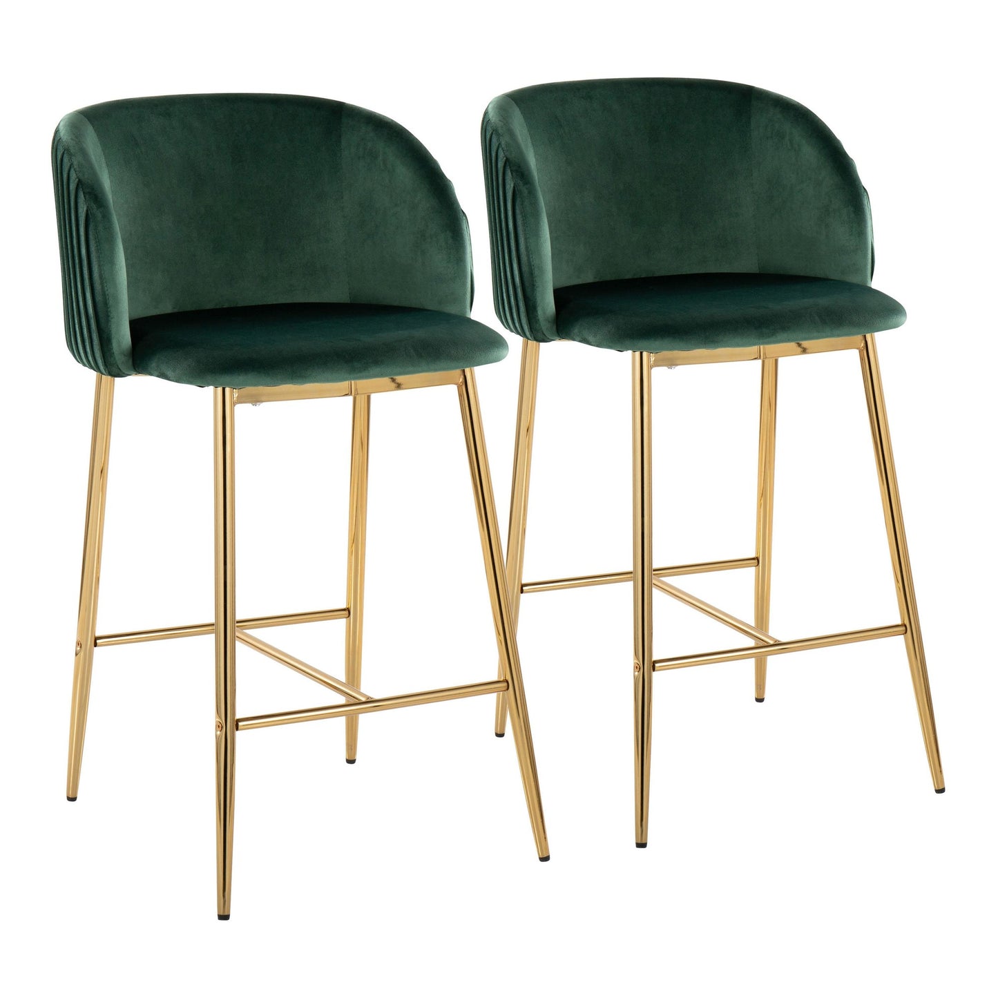 Fran Counter Stool - Set of 2 By LumiSource - B26-FRAN AUVCR2 | Counter Stools | Modishstore - 9