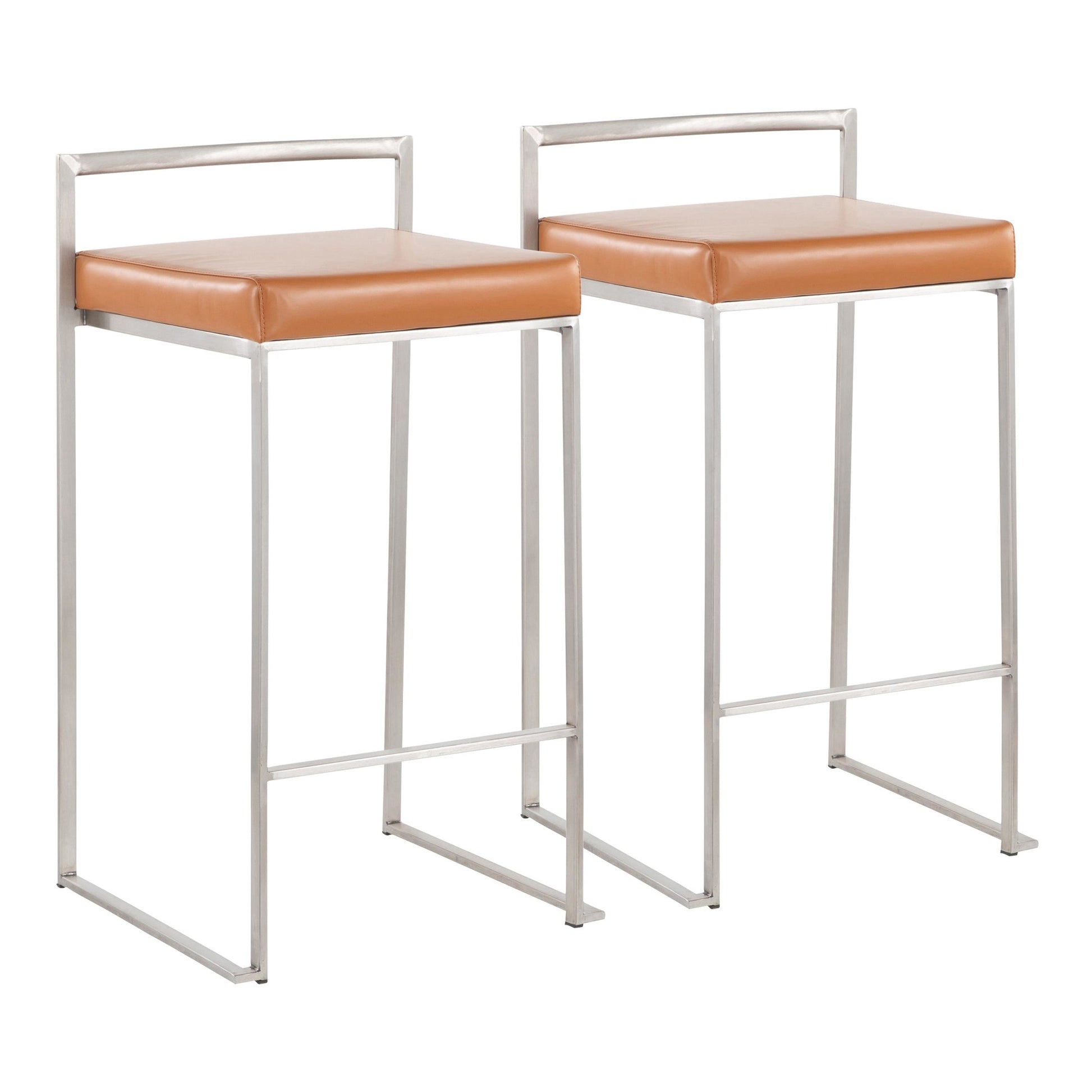 Fuji Stacker Counter Stool - Set of 2 By LumiSource | Counter Stools | Modishstore - 3