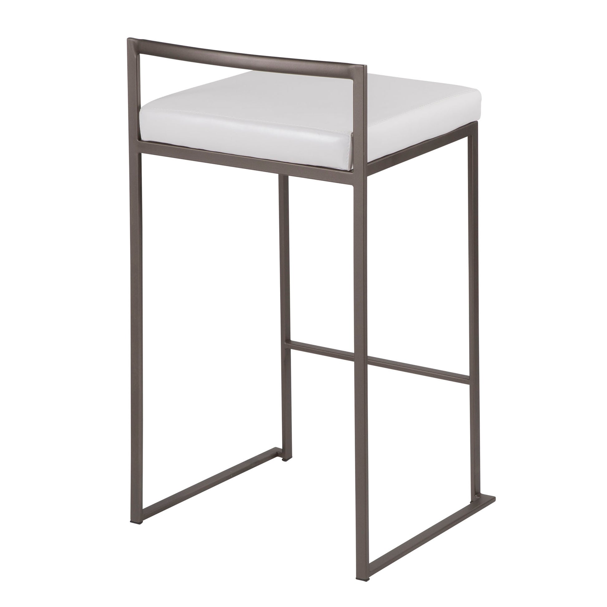 Fuji Stacker Counter Stool - Set of 2 By LumiSource - B26-FUJI AN+W2 | Counter Stools | Modishstore - 6