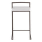 Fuji Stacker Counter Stool - Set of 2 By LumiSource - B26-FUJI AN+W2 | Counter Stools | Modishstore - 7