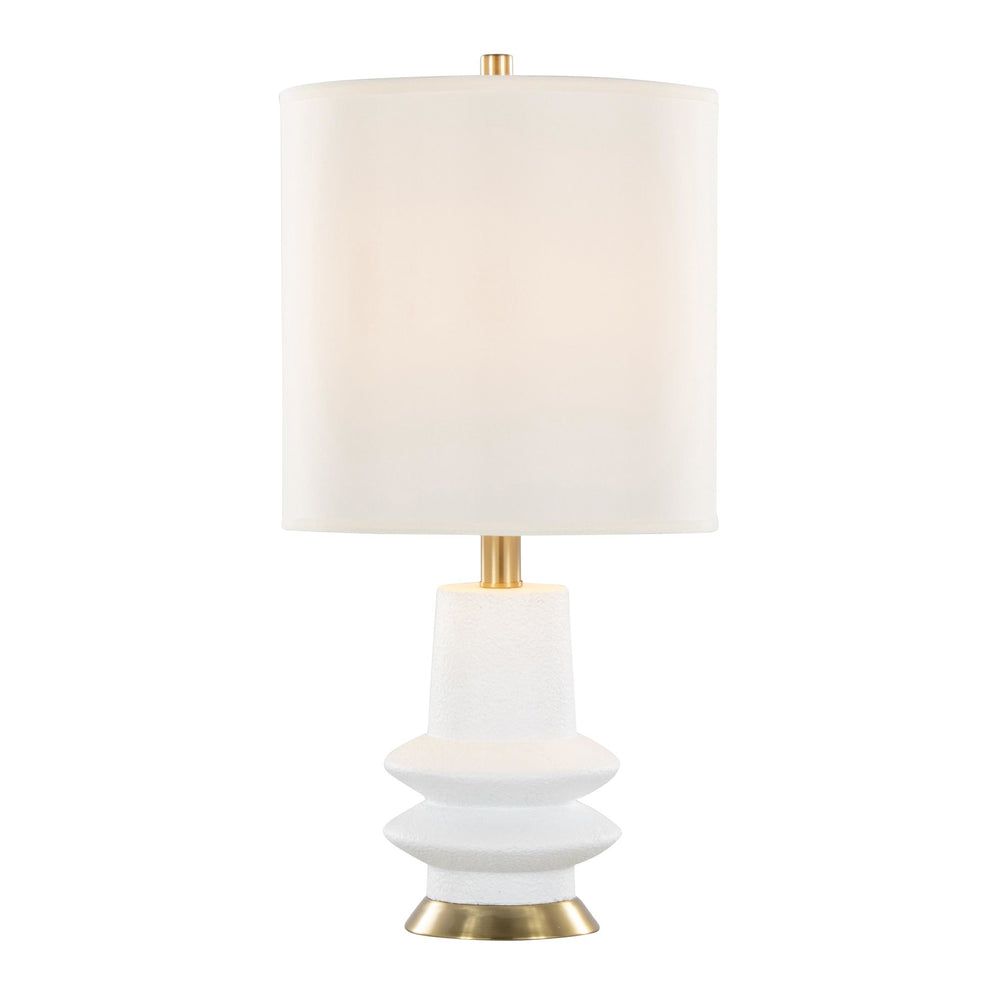 Lloyd 26" Polyresin Table Lamp  - Set of 2 By LumiSource - GPT26-LLOYD BKW2 | Table Lamps | Modishstore - 10