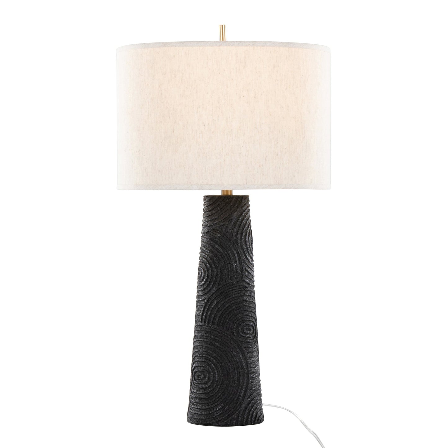 Kona 31" Polyresin Table Lamp - Set of 2 By LumiSource - GPT31-KONA BKNA2 | Table Lamps | Modishstore - 4