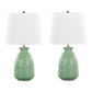 Claudia 20" Ceramic Accent Lamp - Set of 2 By LumiSource - GTE20-CLAUDIA GNPNIW2 | Table Lamps | Modishstore