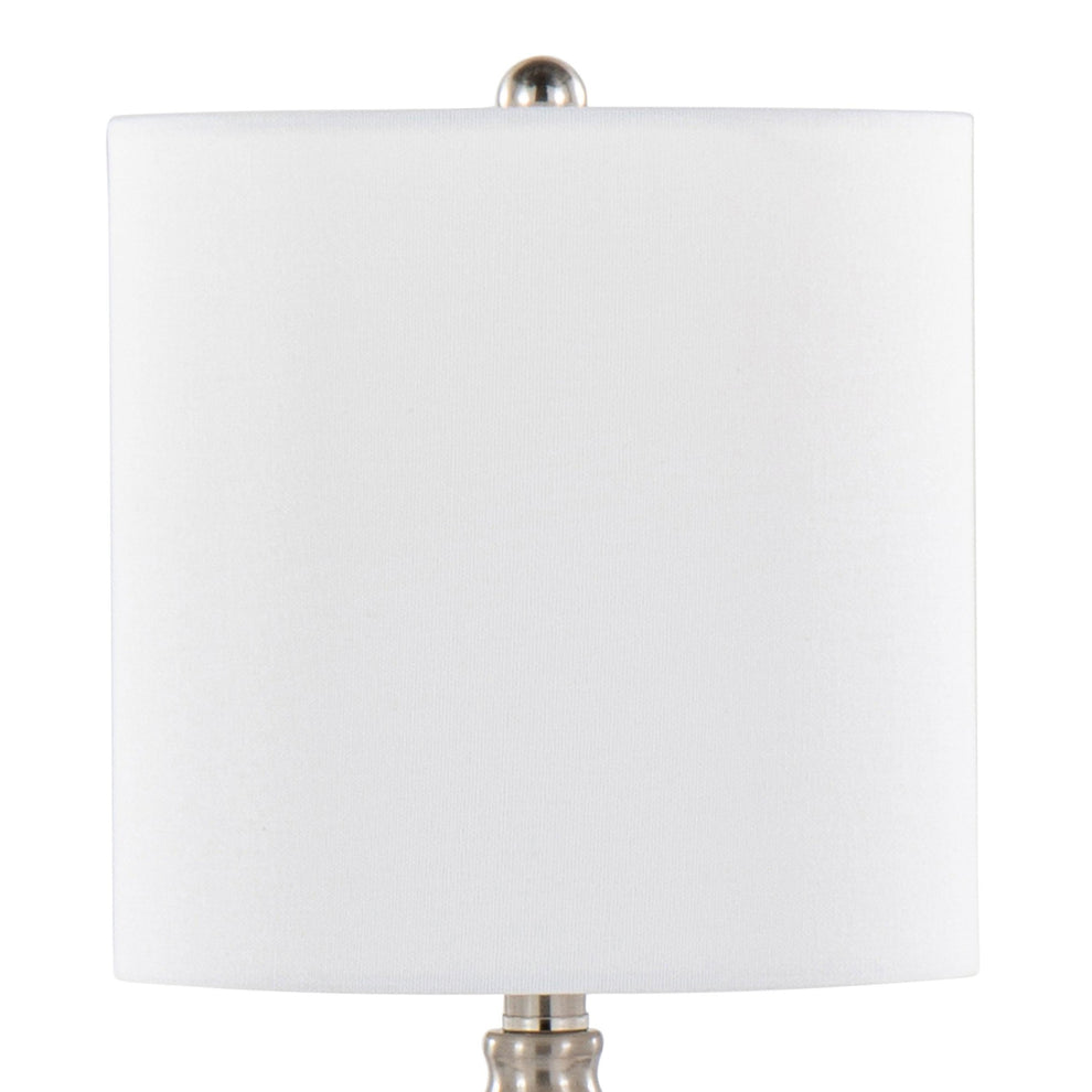 Belle 20" Glass Accent Lamp - Set of 2 By LumiSource - GTG21-BELLE BUBNIW2 | Table Lamps | Modishstore - 12