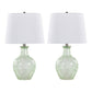 Gloria Round 20" Glass Accent Lamp - Set of 2 By LumiSource - GTG21-GLORIARN CRCHRW2 | Table Lamps | Modishstore - 14