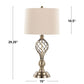 Linx Twist 29" Metal Table Lamp - Set of 2 By LumiSource - GTI29-LINXTWST ASBW2 | Table Lamps | Modishstore - 5