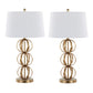 Linx 29" Metal Table Lamp - Set of 2 By LumiSource - GTI30-LINX AUW2 | Table Lamps | Modishstore - 4