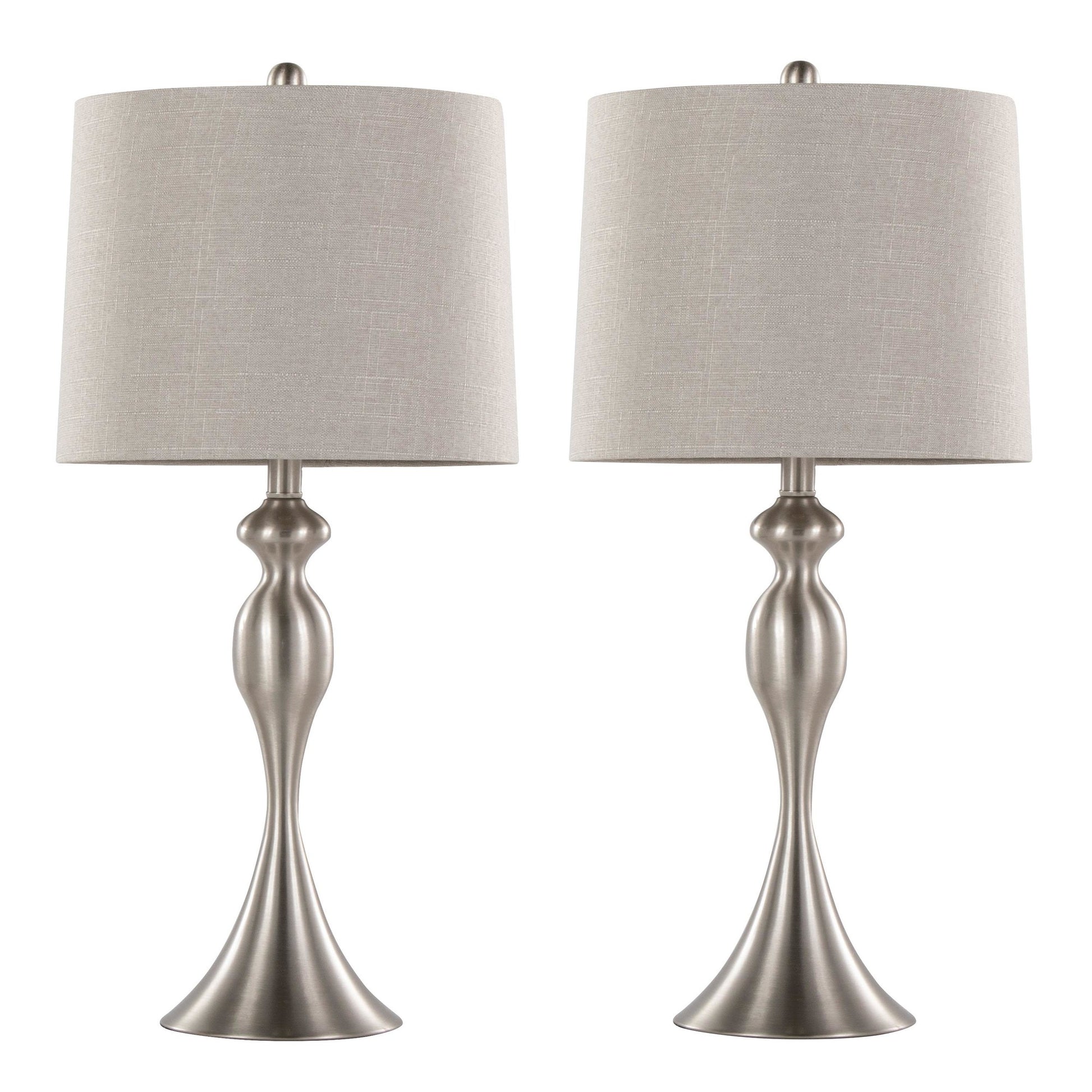Ashland 27" Metal Table Lamp - Set of 2 By LumiSource - GTS27-ASHLND BNIGY2 | Table Lamps | Modishstore - 15