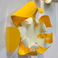 Garden 13.5"L Yellow/Cream Wall Art By Gold Leaf | Wall Art | Modishstore - 7