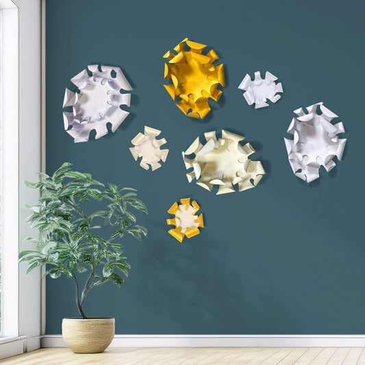 Garden 21"L Cream Wall Art By Gold Leaf | Wall Art | Modishstore - 1