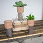 Set Of Three Clay & River Rock Kid Planters (Min 2) By Kalalou | Planters, Troughs & Cachepots | Modishstore - 1