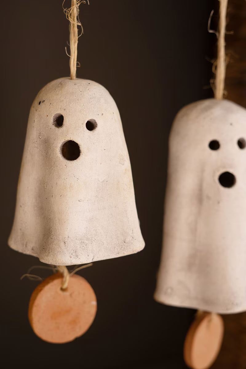 Set Of Two Hanging Ghost Chimes (Min 2) By Kalalou