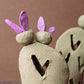Set Of Two Prickly Pear Clay Luminaries (Min 2) By Kalalou