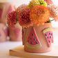 Short Clay Watermelon Vase By Kalalou
