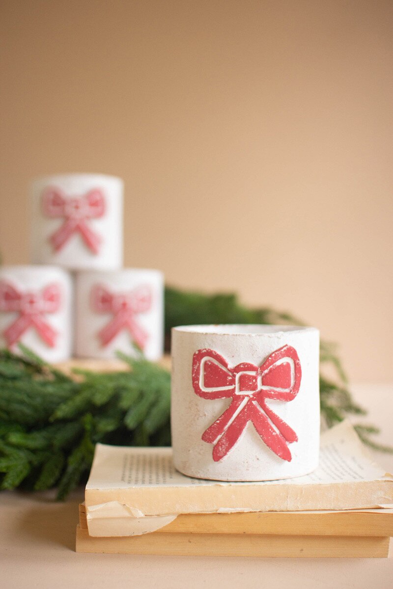 Clay Container - Bow By Kalalou