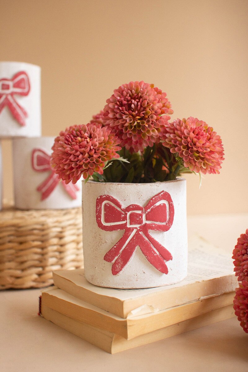 Clay Container - Bow By Kalalou