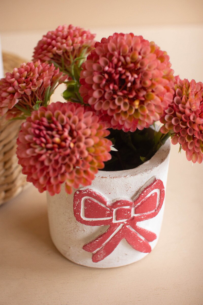 Clay Container - Bow By Kalalou