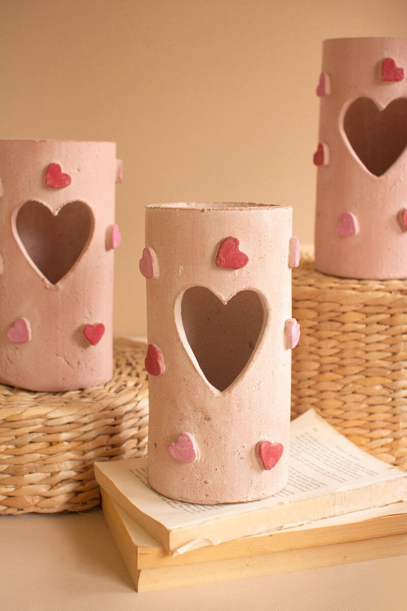 Clay Valentines Luminary By Kalalou