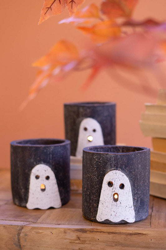 Clay Container - Halloween Ghost By Kalalou