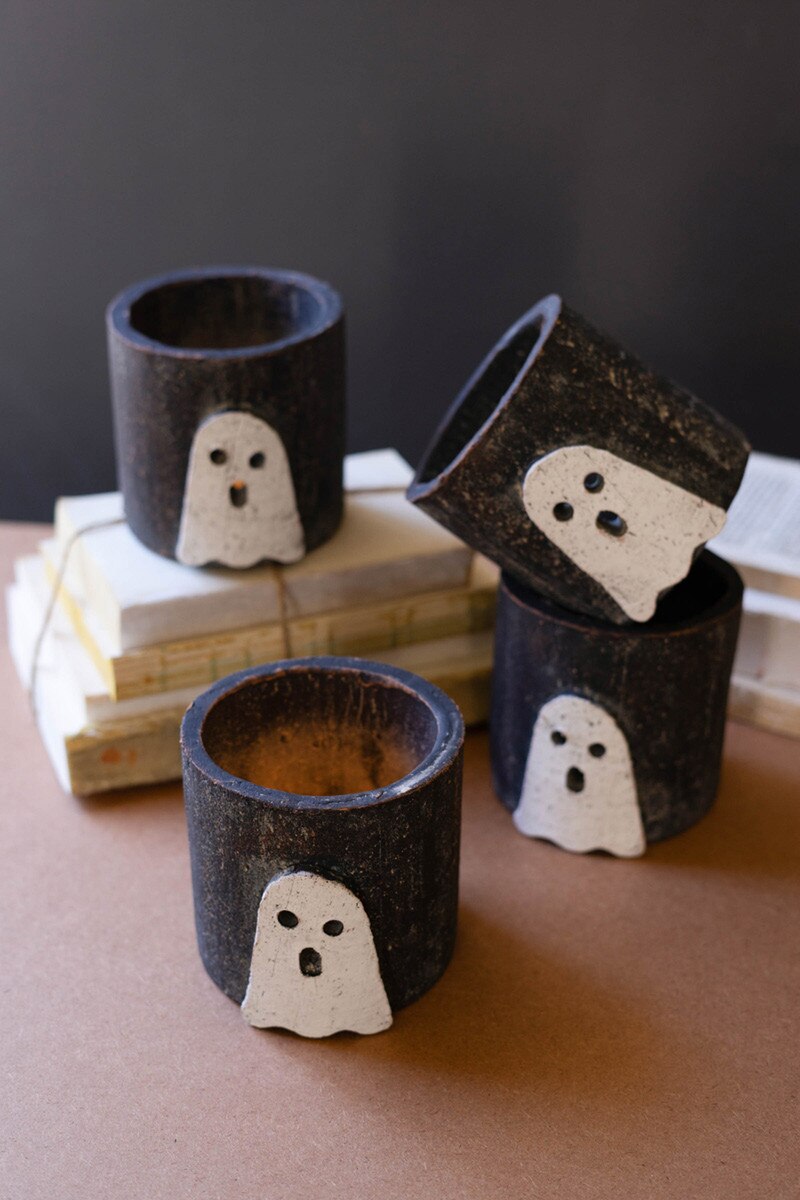 Clay Container - Halloween Ghost By Kalalou