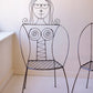 Set Of Two Iron Man And Woman Chairs By Kalalou