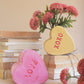 Set Of Two Clay Valentine Heart Vases By Kalalou