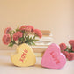 Set Of Two Clay Valentine Heart Vases By Kalalou
