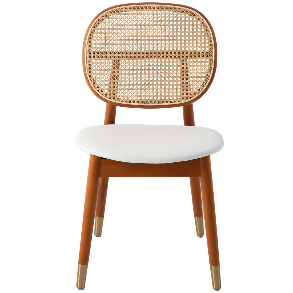 LeisureMod Holbeck Wicker Dining Chair with Upholstered Leather Seat and Beech Wood Legs | Dining Chairs | Modishstore - 25