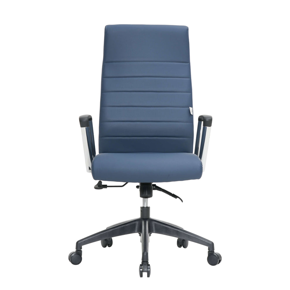 LeisureMod Hilton Modern High-Back Leather Office Chair | Office Chairs | Modishstore - 3