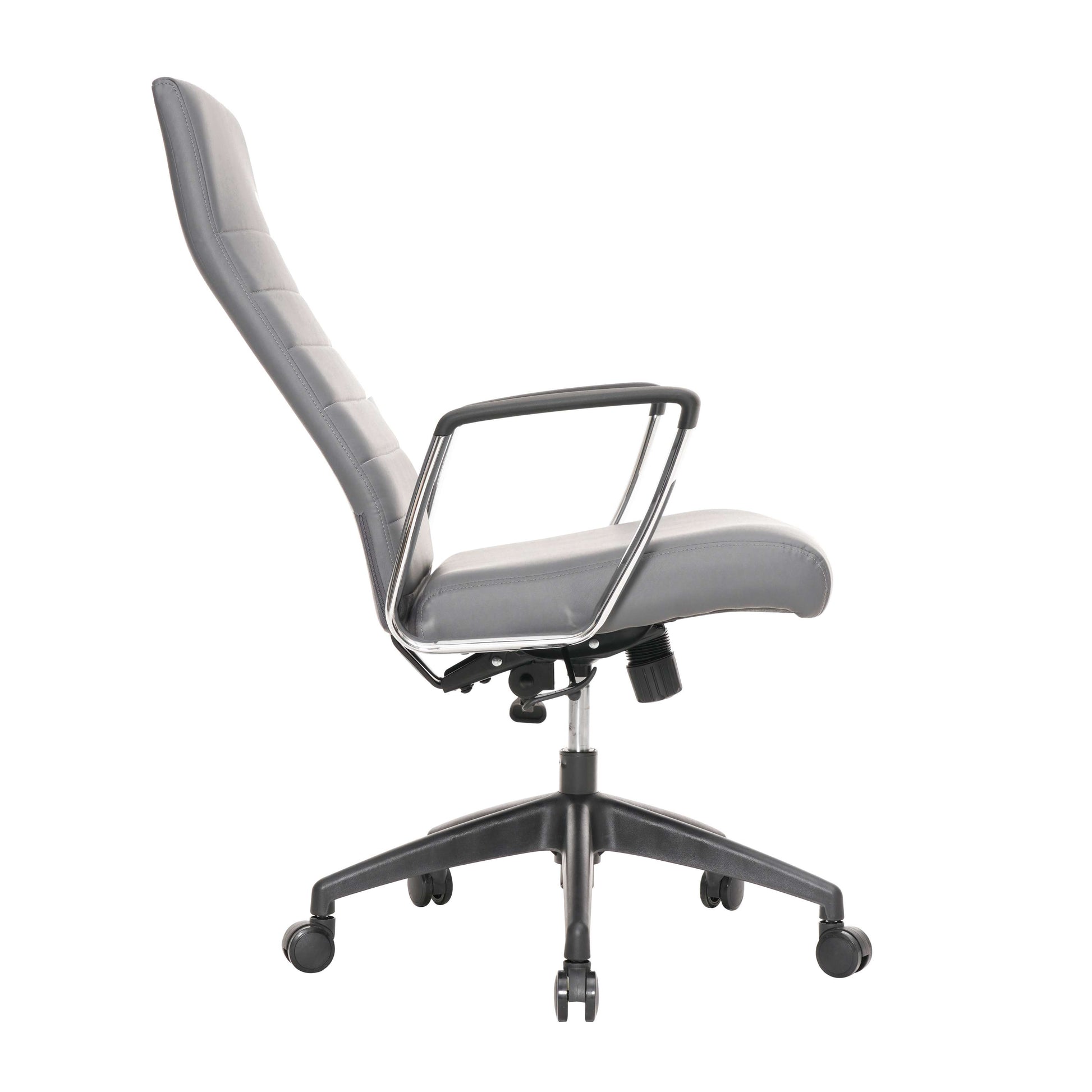 LeisureMod Hilton Modern High-Back Leather Office Chair | Office Chairs | Modishstore - 22