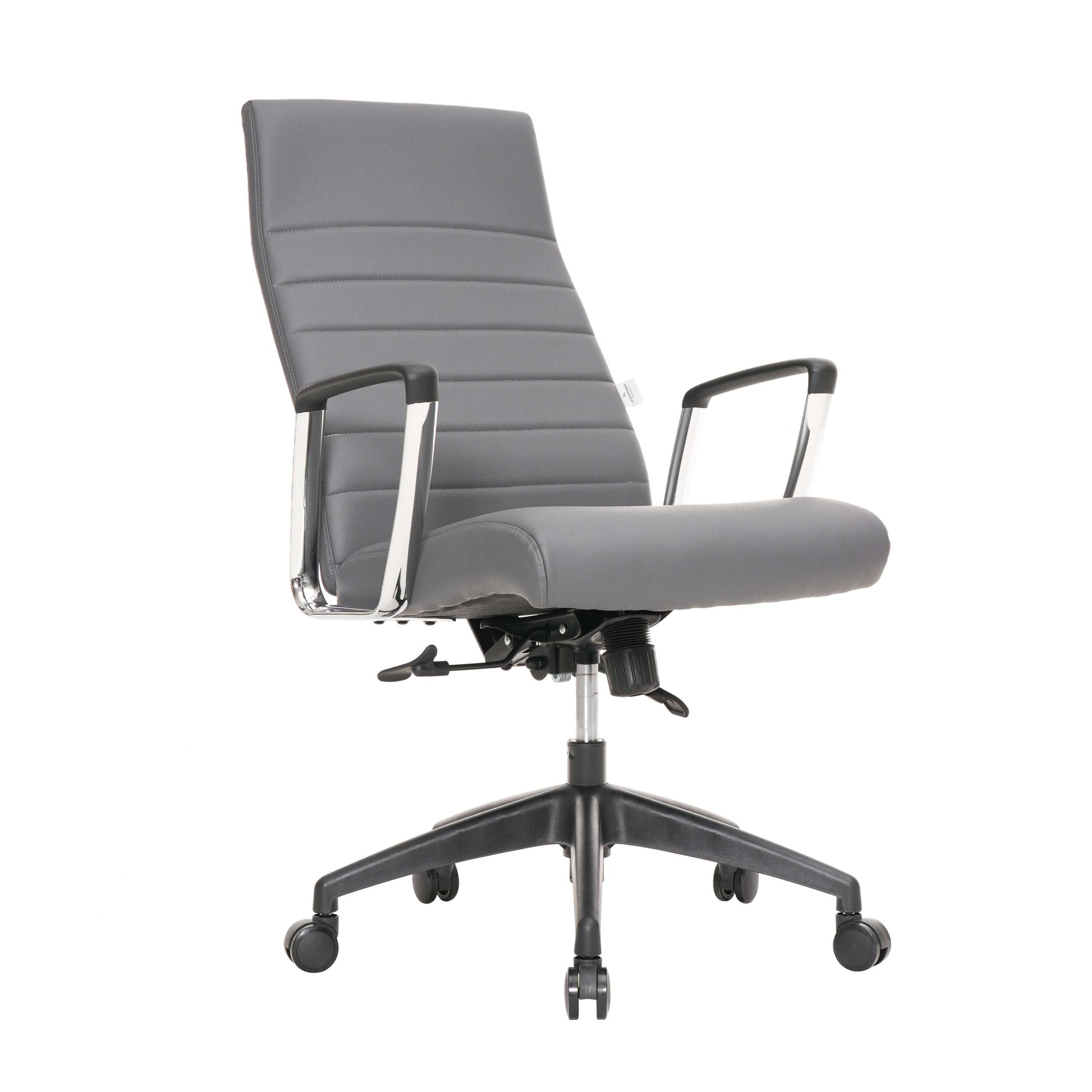 LeisureMod Hilton Modern High-Back Leather Office Chair | Office Chairs | Modishstore - 23