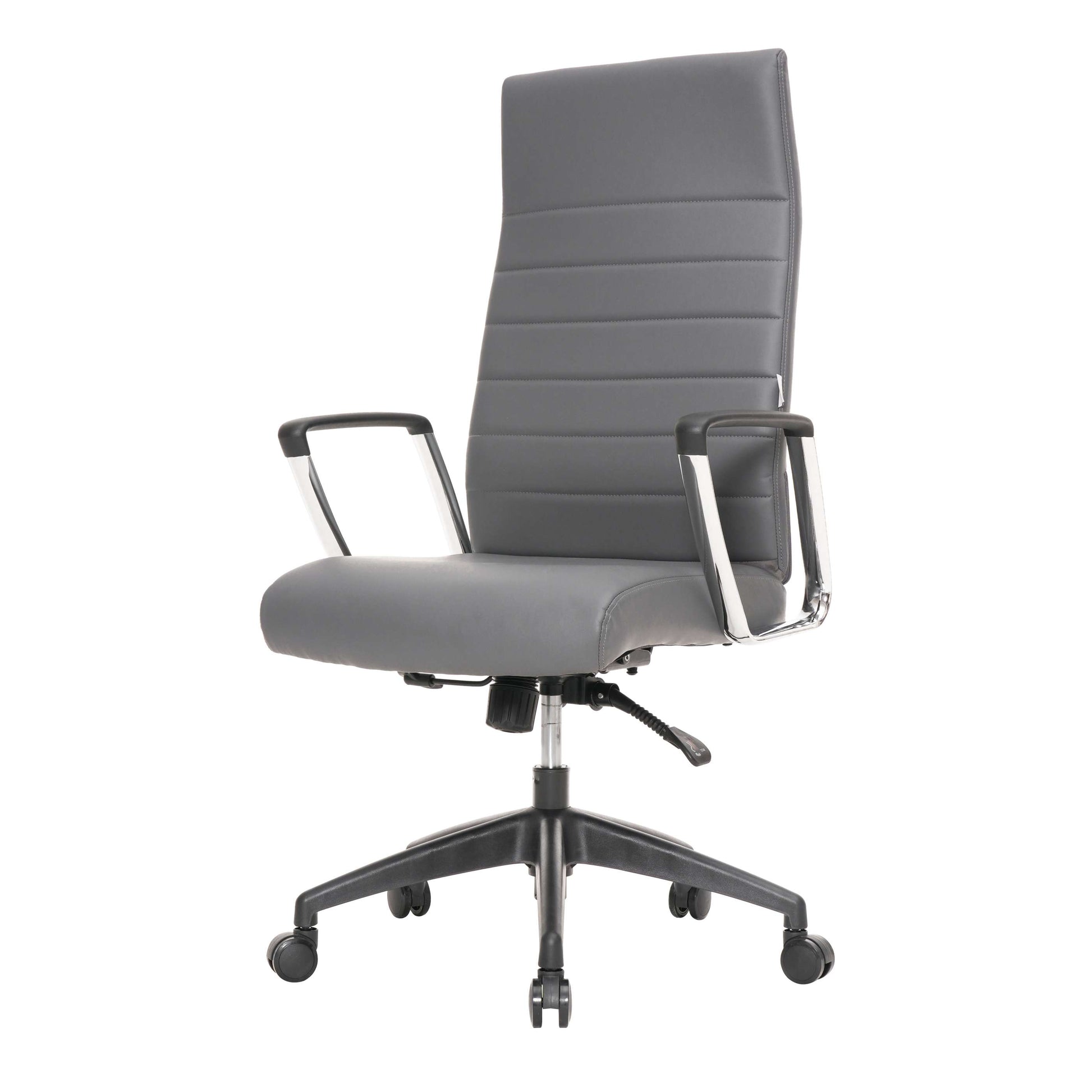 LeisureMod Hilton Modern High-Back Leather Office Chair | Office Chairs | Modishstore - 26