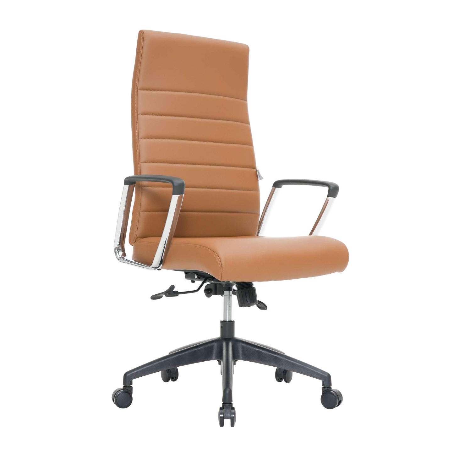 LeisureMod Hilton Modern High-Back Leather Office Chair | Office Chairs | Modishstore - 33
