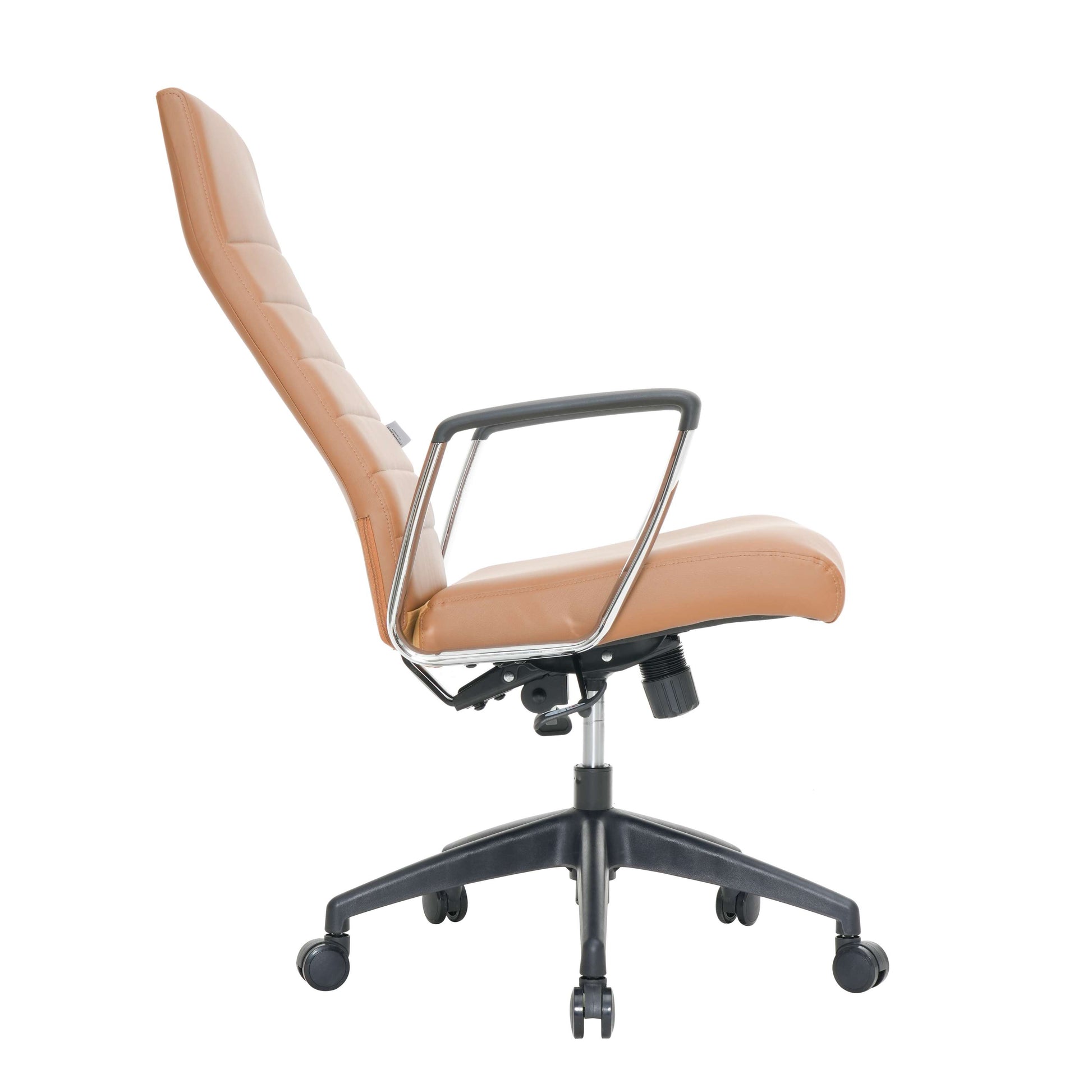 LeisureMod Hilton Modern High-Back Leather Office Chair | Office Chairs | Modishstore - 39